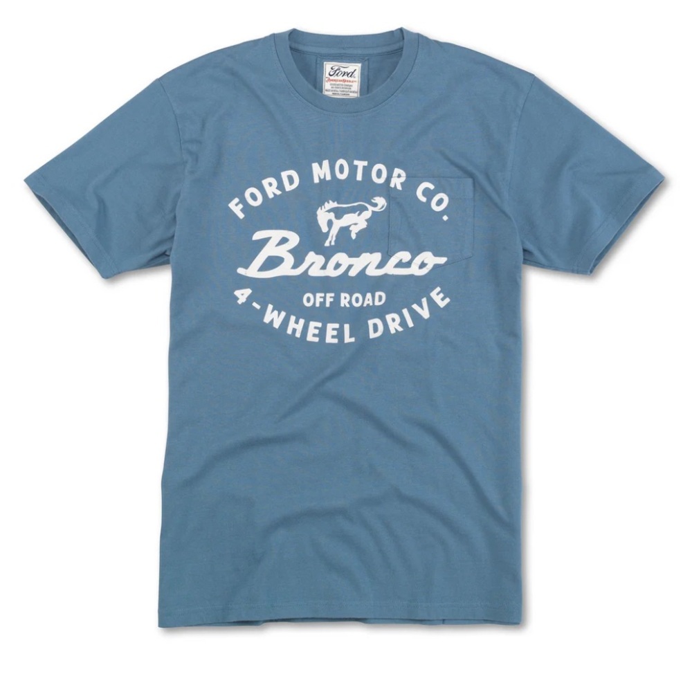 Men’s American Needle Inc. Ford Bronco Off Road Burton Pocket T-Shirt